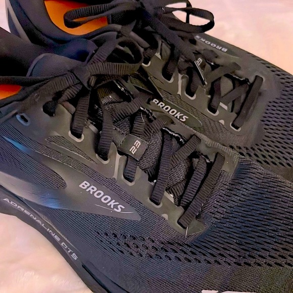 BROOKS 👟 BLACK GTS22 CUSHIONED ADRENALINE ATHLETIC SHOE SNEAKER Men’s 13 D Width - Picture 7 of 13